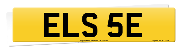 Registration number ELS 5E